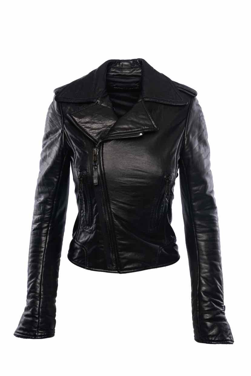 Balenciaga Size 36 2009 Biker Leather Jacket