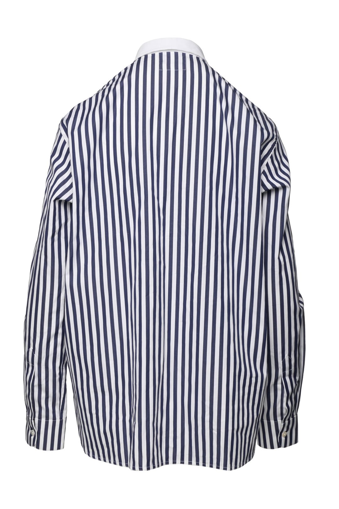 Sebline Size XL Chemise Lavalier Butcher Stripe Tops