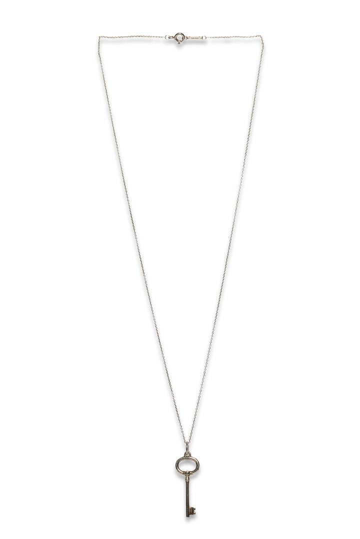 Tiffany Oval Key Pendant Necklace