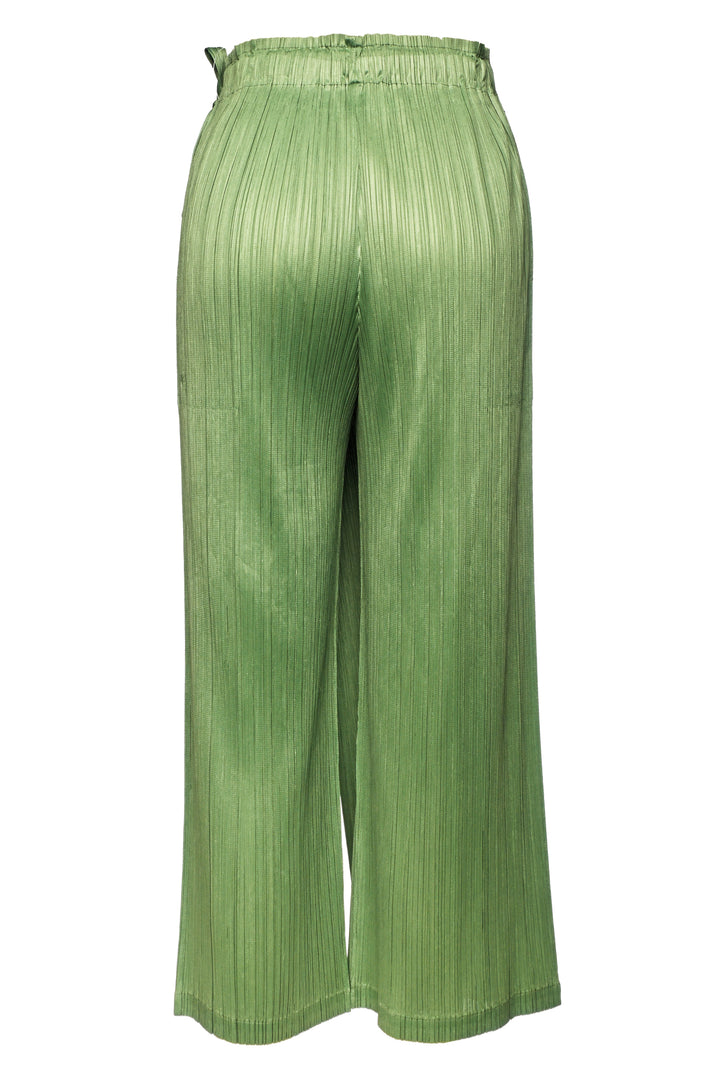 Pleats Please Size 3 Wrap Wide Leg Pleated Pants