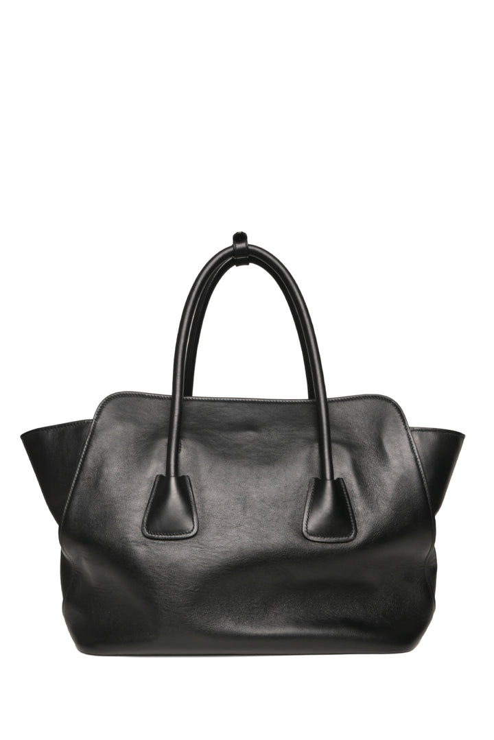 Prada Vitello Inside-Stud Soft East/West Tote