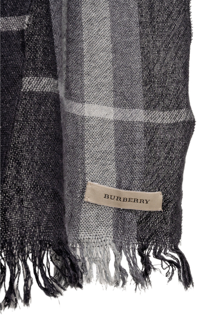 Burberry Check Fringed Scarf