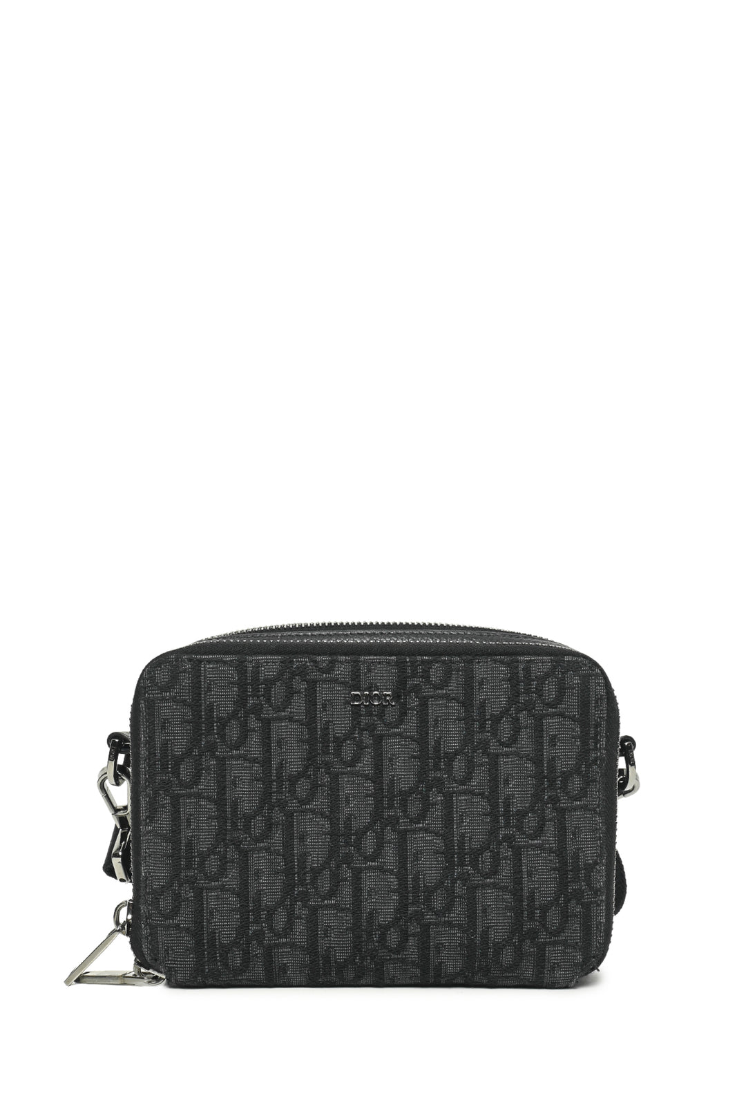 Dior 2022 Oblique Jacquard Zipped Pouch Crossbody