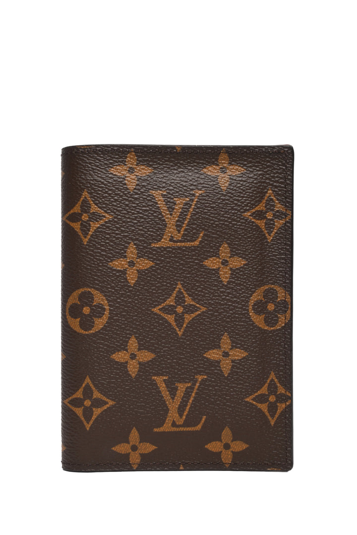 Louis Vuitton Coated Canvas Monogram Passport Cover