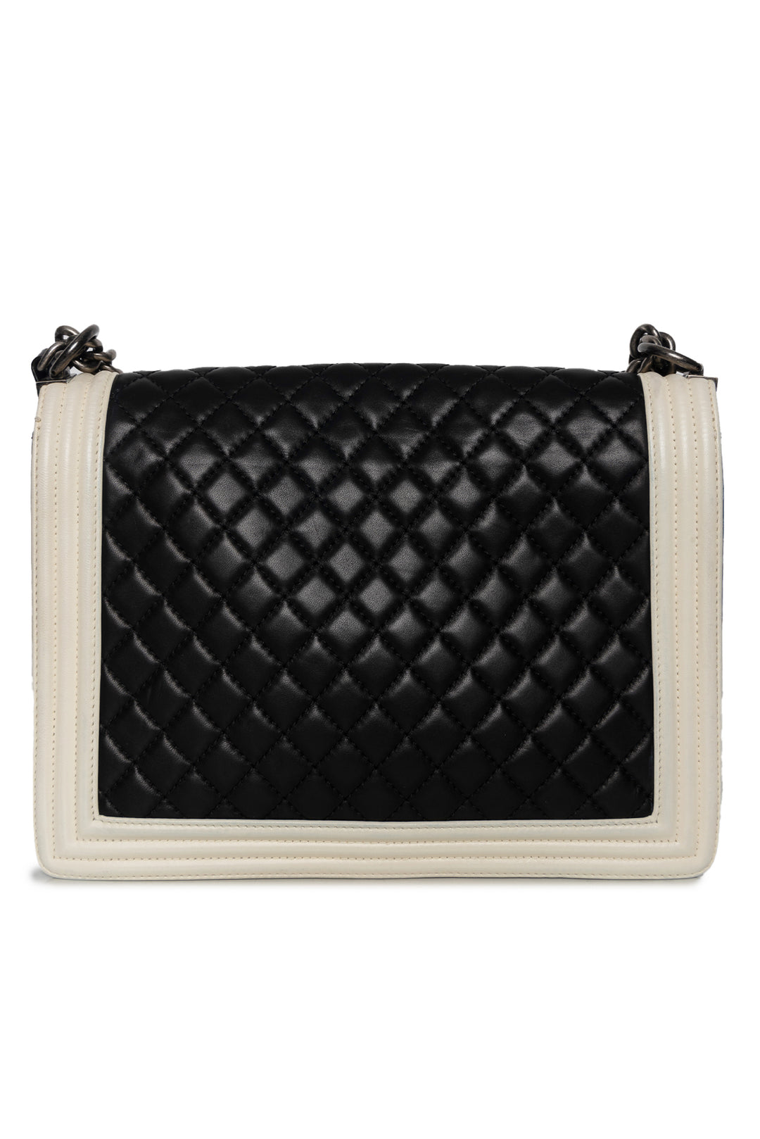 Chanel 2012-2013 Lambskin Quilted Large Boy Flap Bag