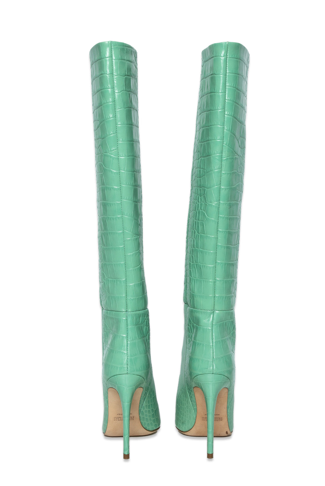 Paris Texas Embossed Croc Stiletto Knee High Boots