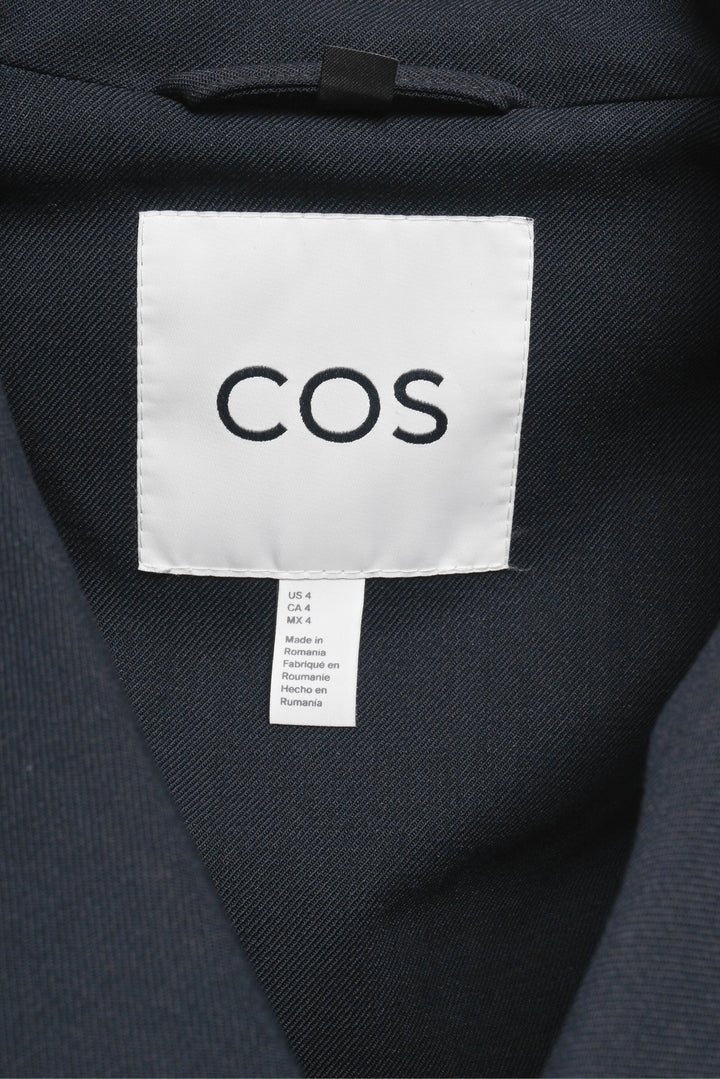 Cos Size 4 Double Breasted Trench Coat