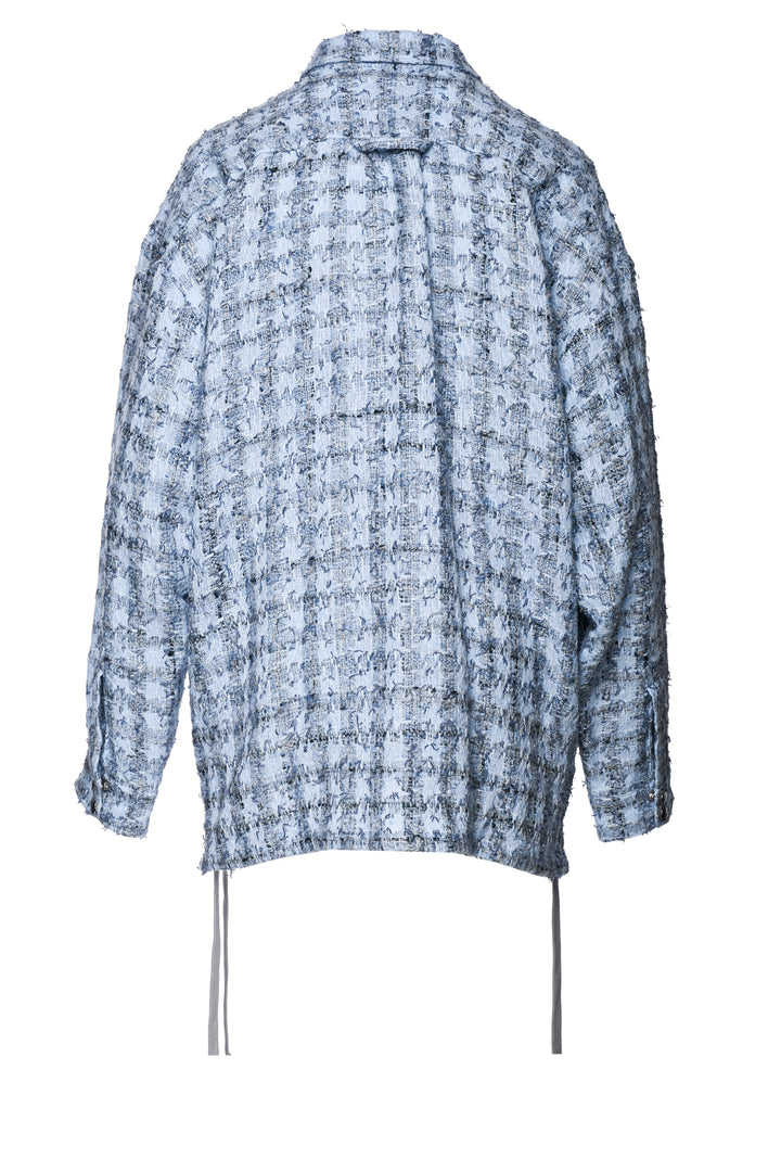 Faith Connexion Size S Laced Tweed Oversize Shirt