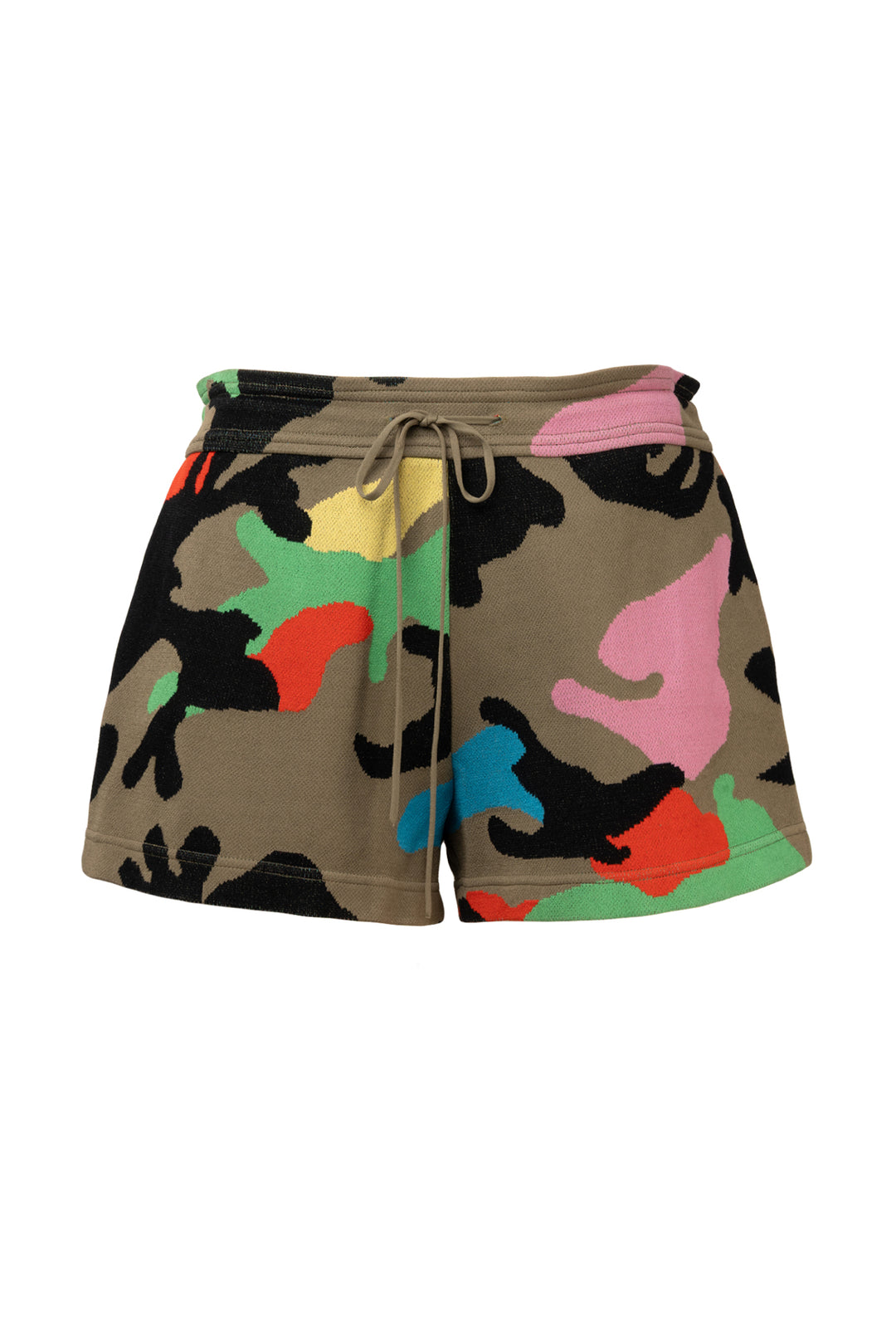 Valentino Size M Multi-colour Camo Mini Shorts