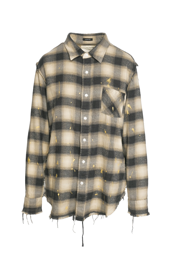 R13 Size S Shredded Seam Shirt