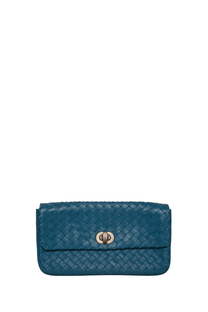 Bottega Veneta 2010 Intrecciato Turnlock Wallet Clutch