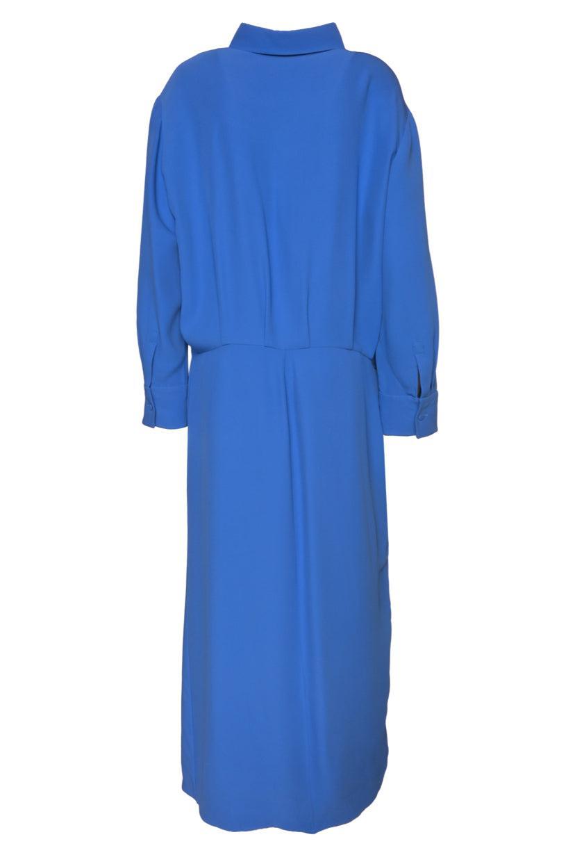 Valentino Size 46 Front Tie Long Sleeve Dress