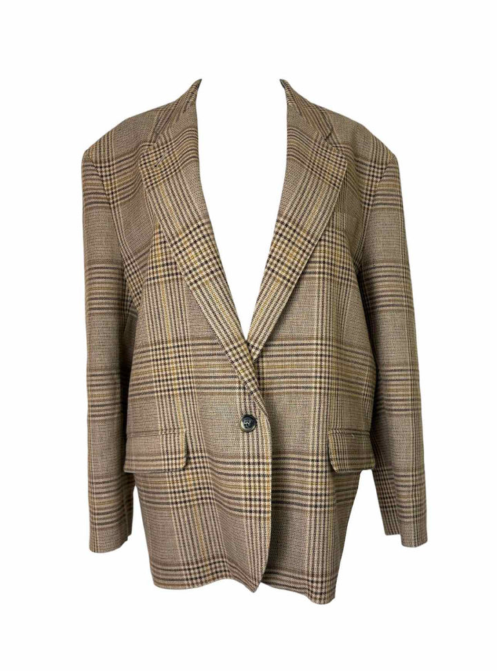 Smythe Size M Cotton/Linen Blend Blazer