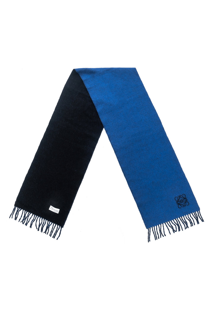 Loewe Wool and Angora Anagram Logo Long Scarf