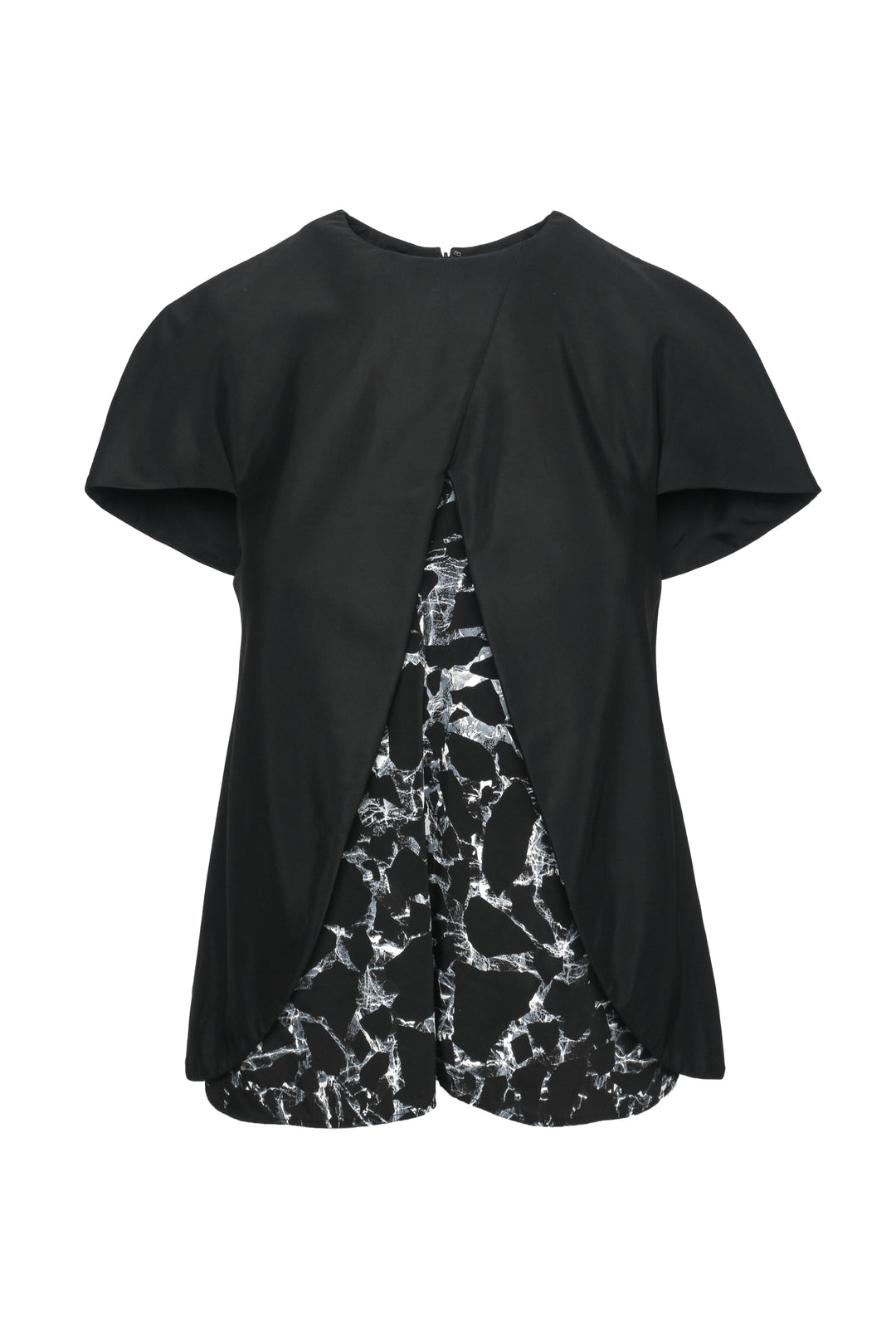 Balenciaga Size 38 2014 Layered Pattern Top