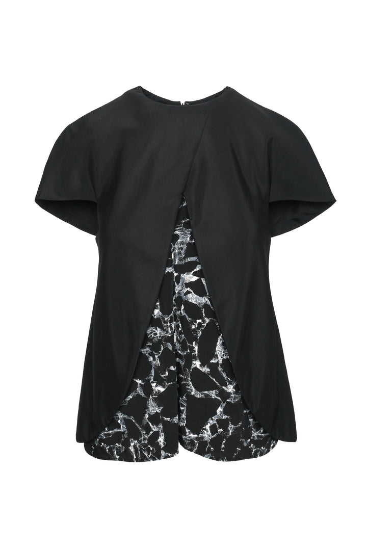 Balenciaga Size 38 2014 Layered Pattern Top