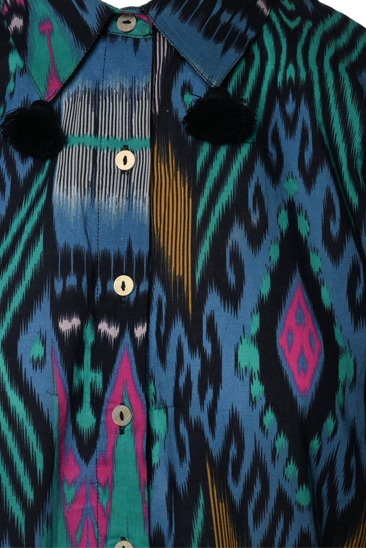 Figue Size M Pattern Maxi Dress