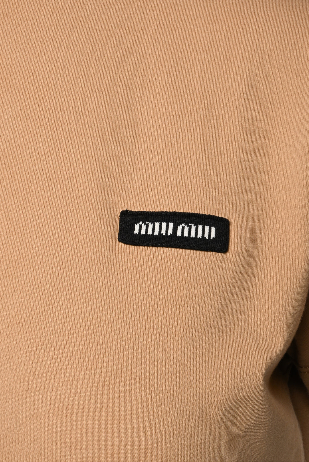 Miu Miu Size XS 2023 Logo Cotton T-Shirt