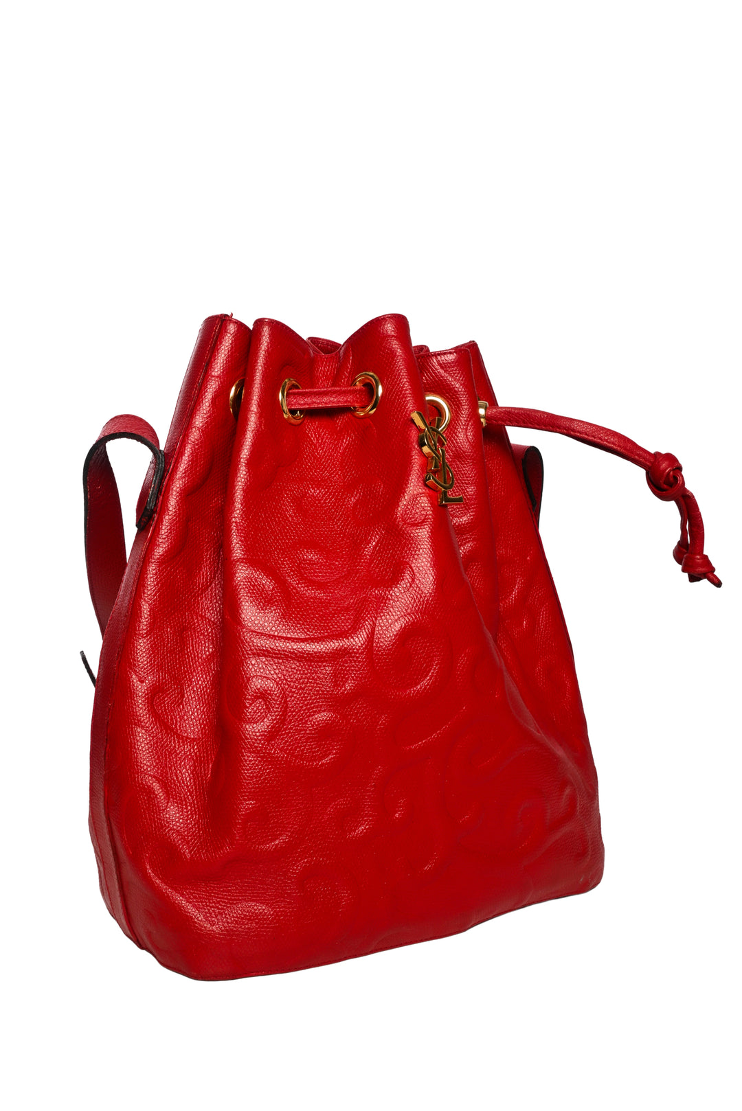 Saint Laurent Vintage YSL Arabesque Bucket Bag