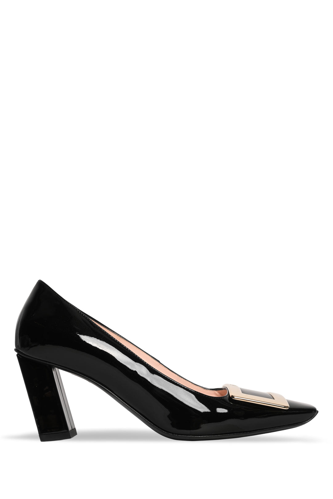 Roger Vivier Size 37.5 Belle Vivier Patent Leather Pumps