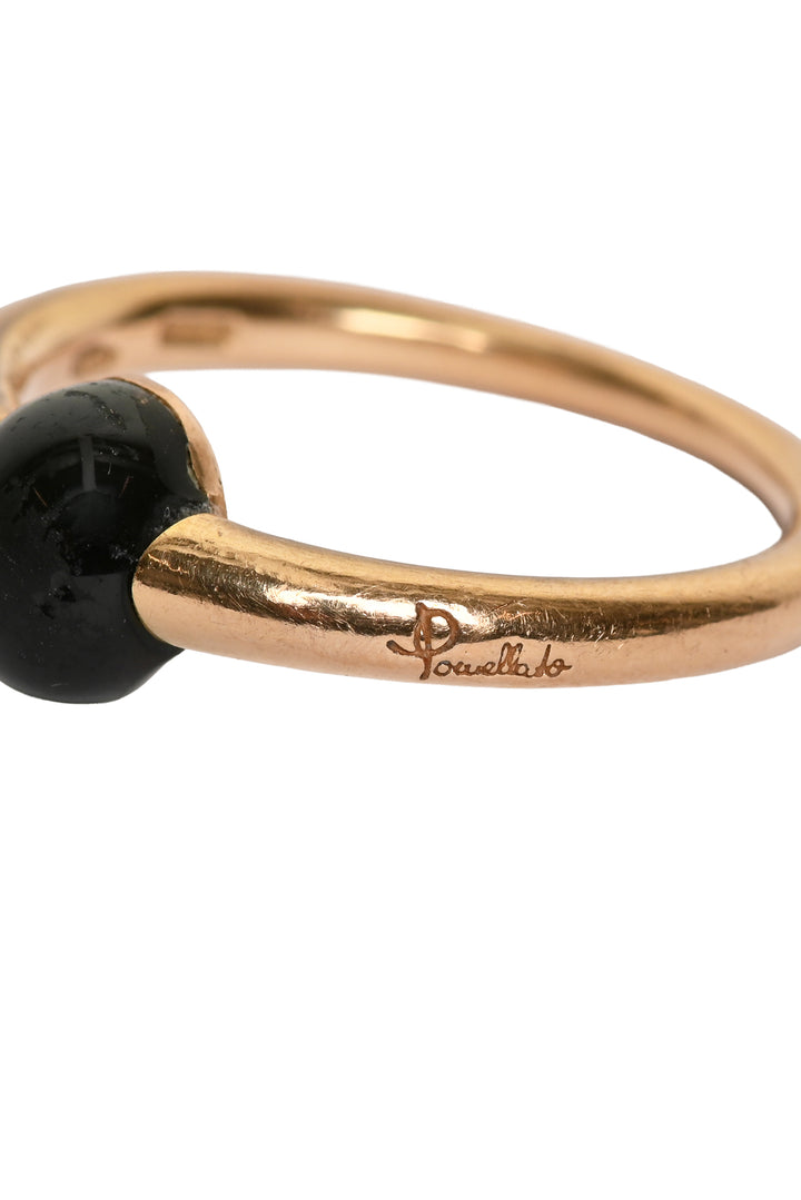Pomellato Size 6 18K Yellow Gold M'ama non M'ama Ring