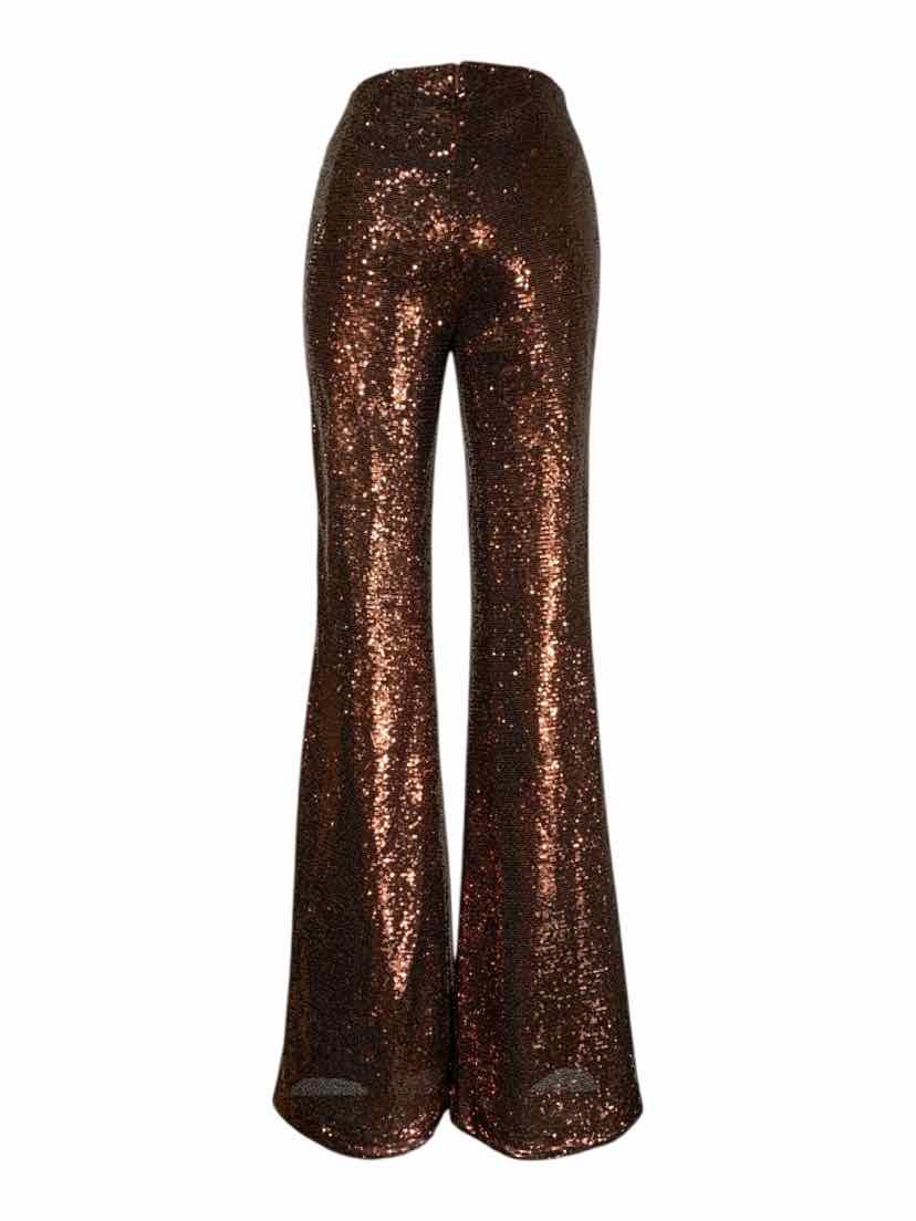 L'Agence Size 2 Honor Flared Sequin Pants