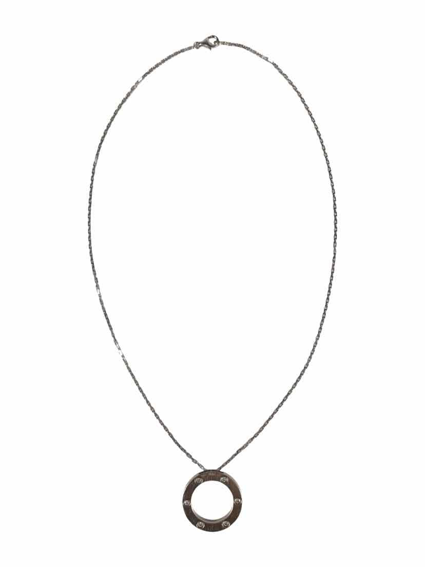 Cartier Love Pendant 6 Diamond Necklace