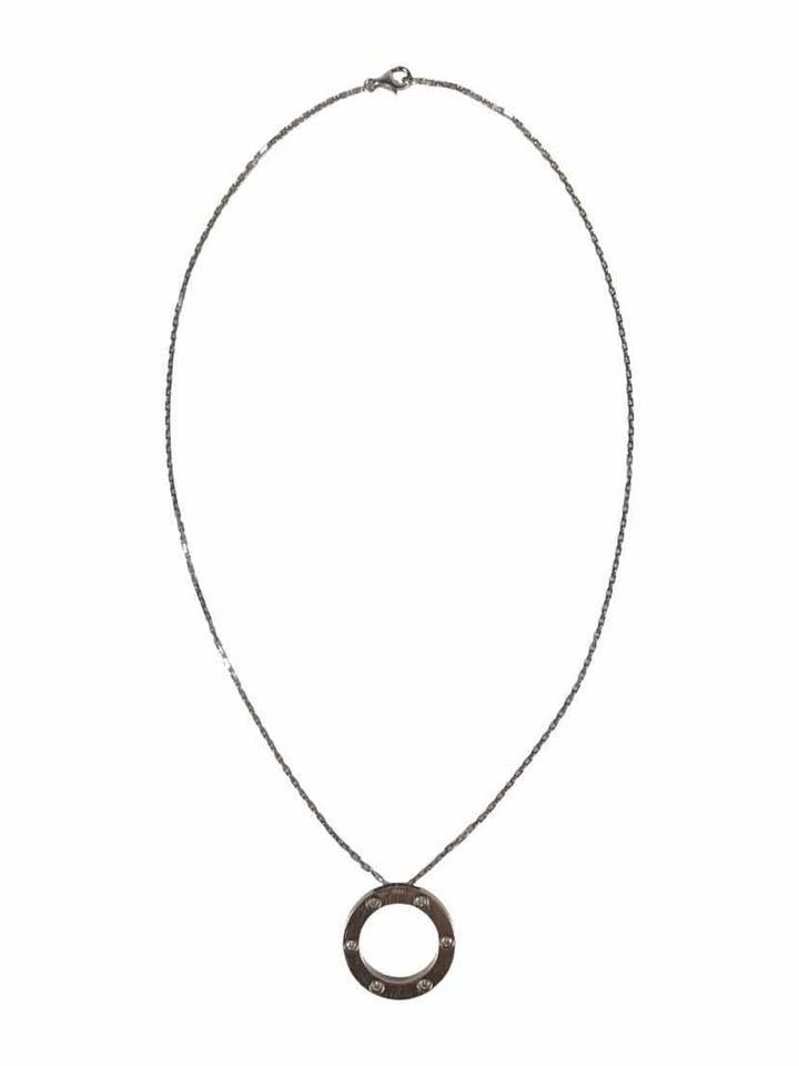Cartier Love Pendant 6 Diamond Necklace