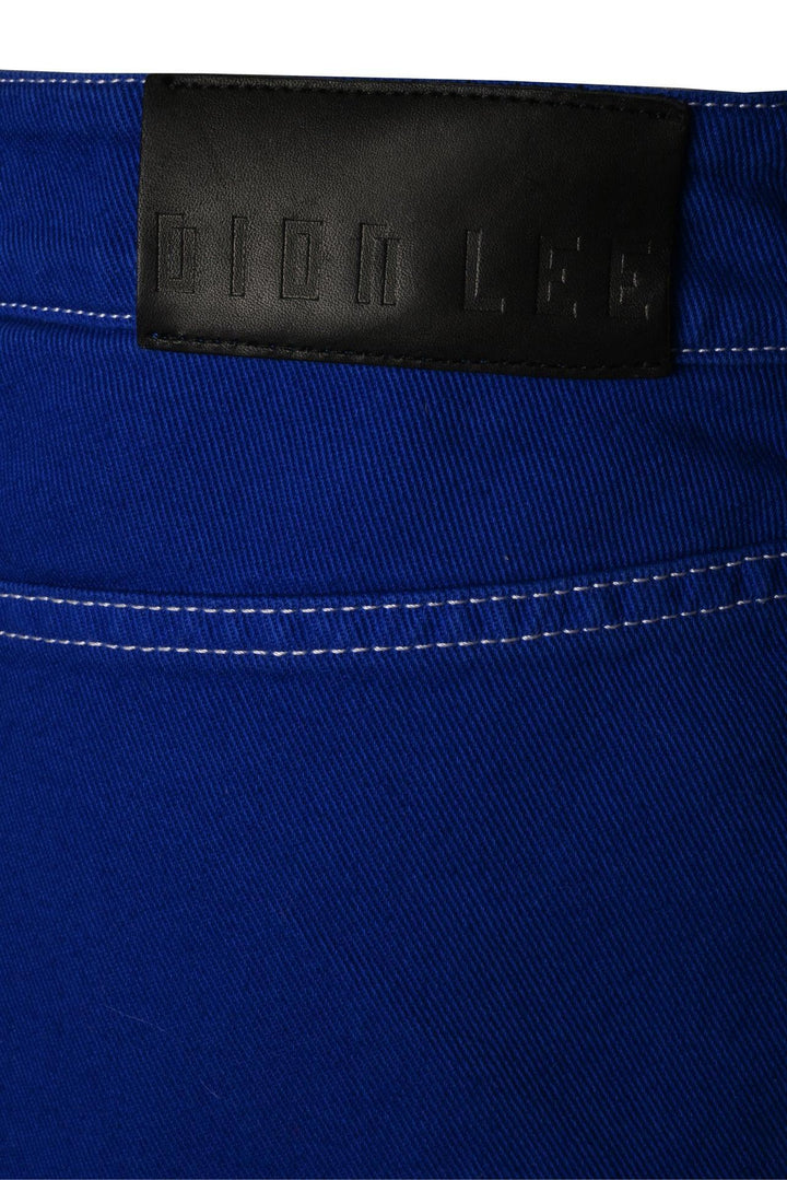 Dion Lee Size 2 Denim Cargo Mini Skirt