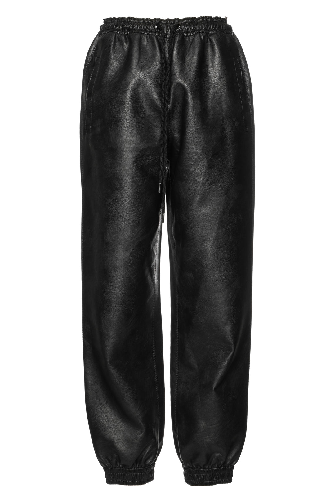 Stella Mccartney Size 36 Vegan Leather Joggers
