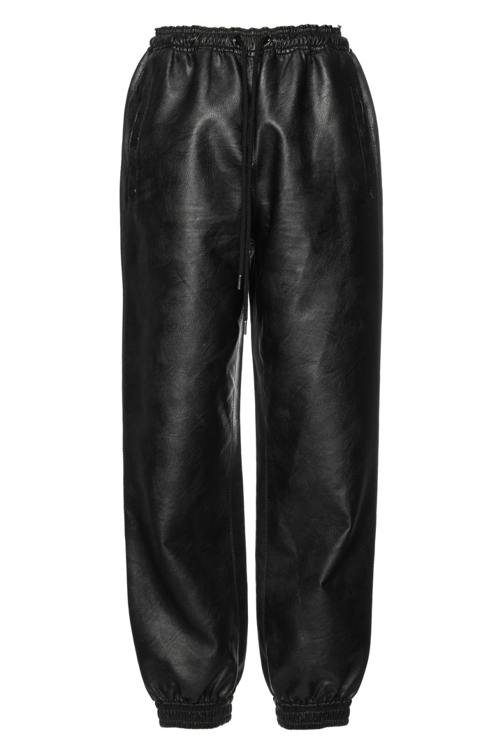 Stella Mccartney Size 36 Vegan Leather Joggers