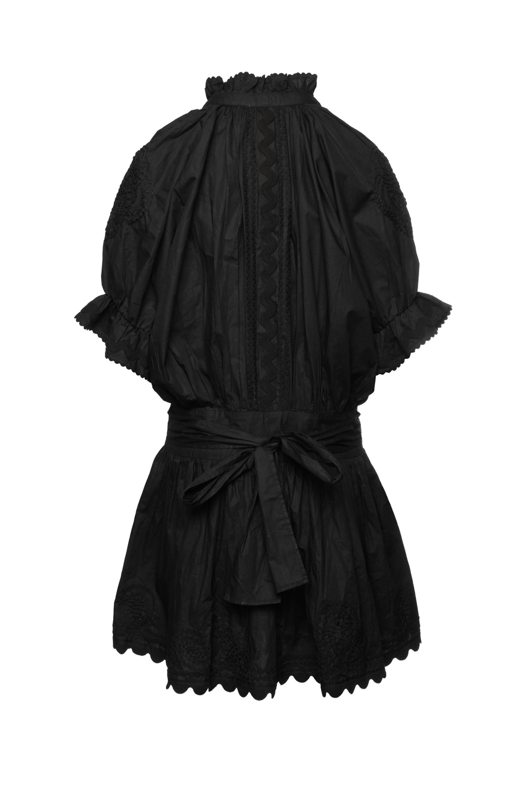Juliet Dunn Size 3 Embroidered Blouson Dress