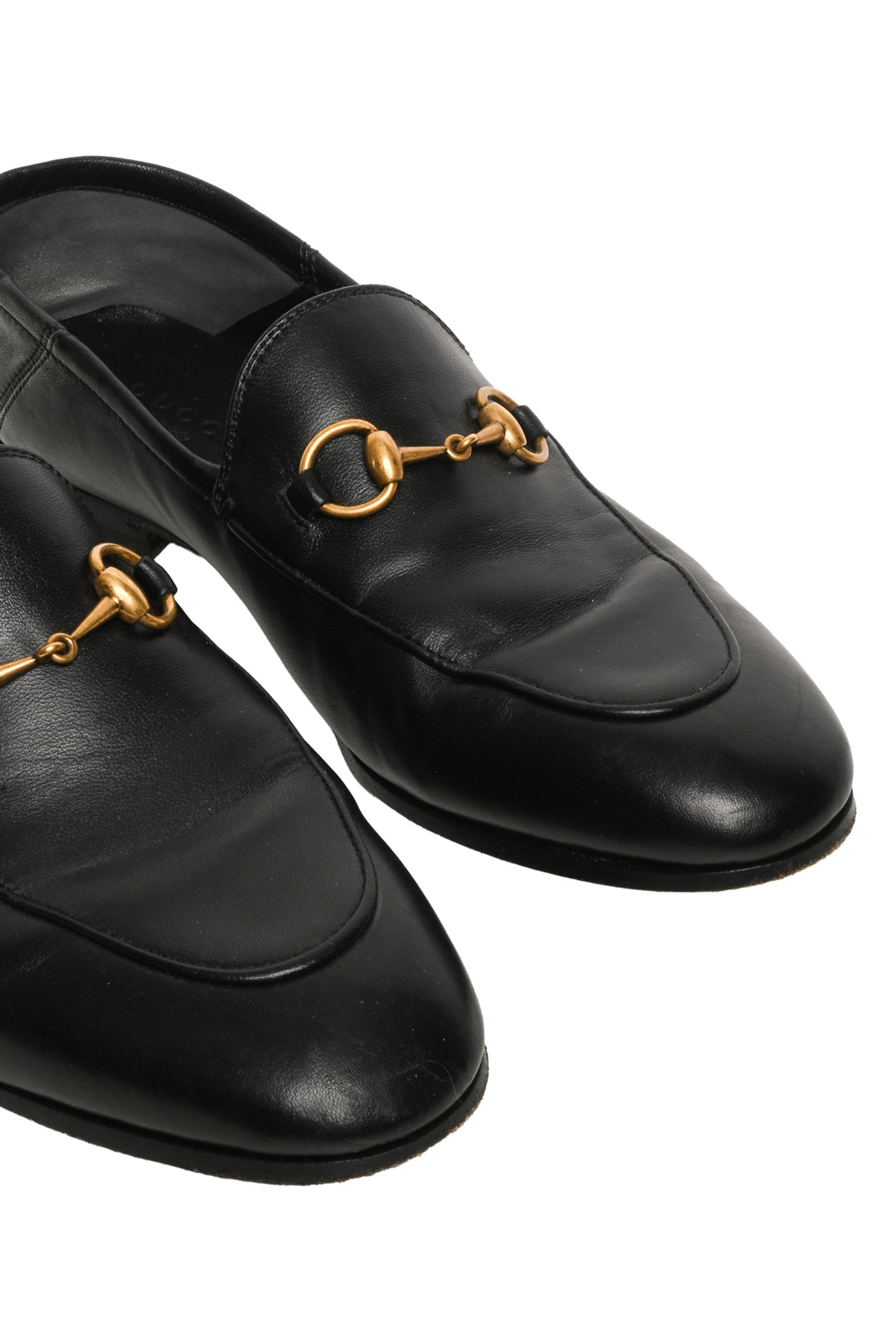 Gucci Size 36 Jordaan Horsebit Leather Loafers