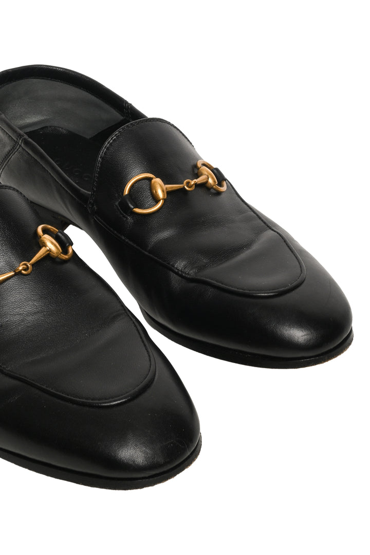Gucci Size 36 Jordaan Horsebit Leather Loafers