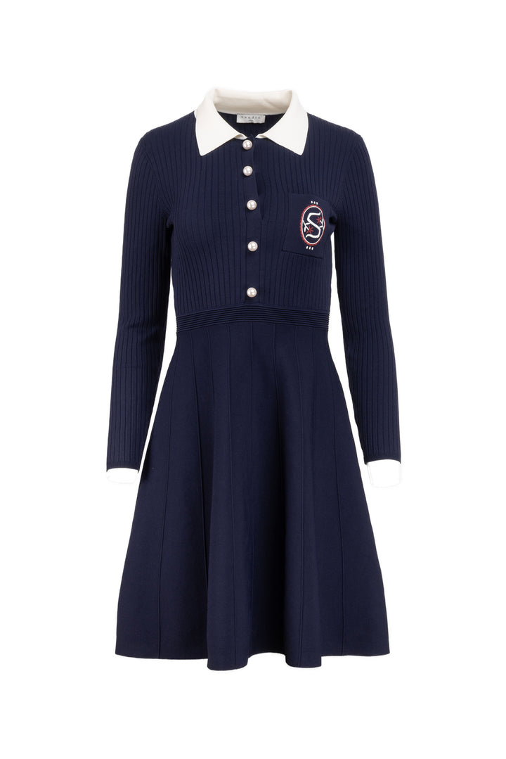 Sandro Size 36 Polo A-Line Dress