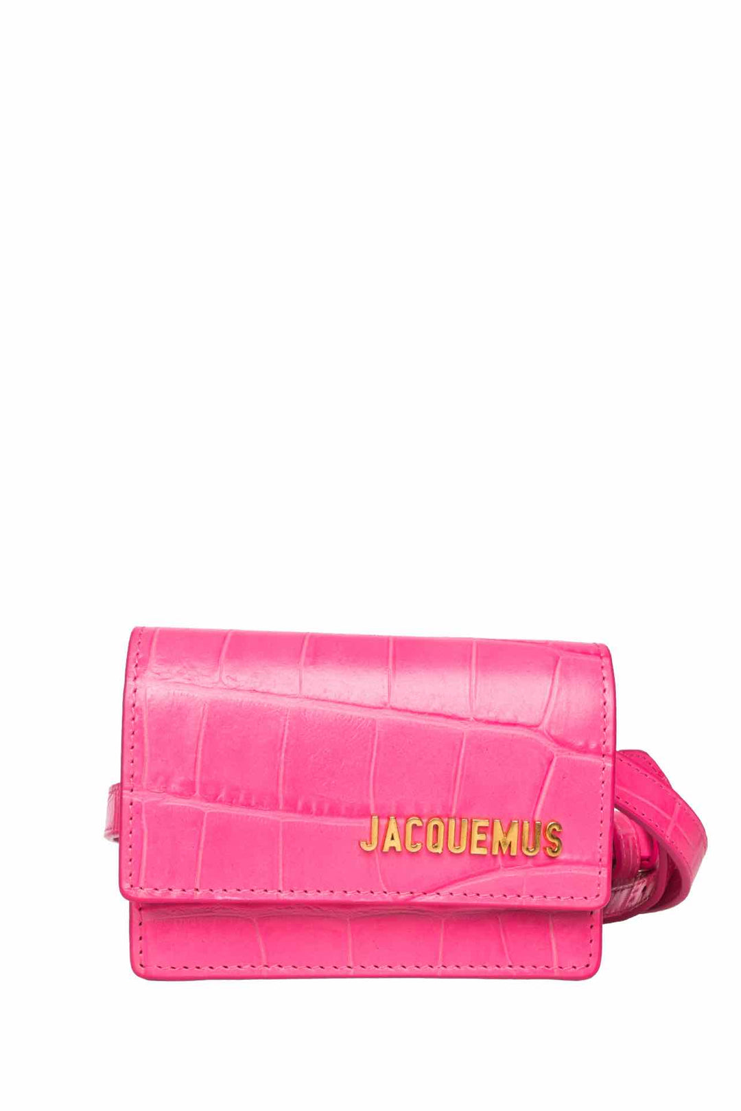 Jacquemus Croc Embossed Leather La Ceinture Bello Belt Bag