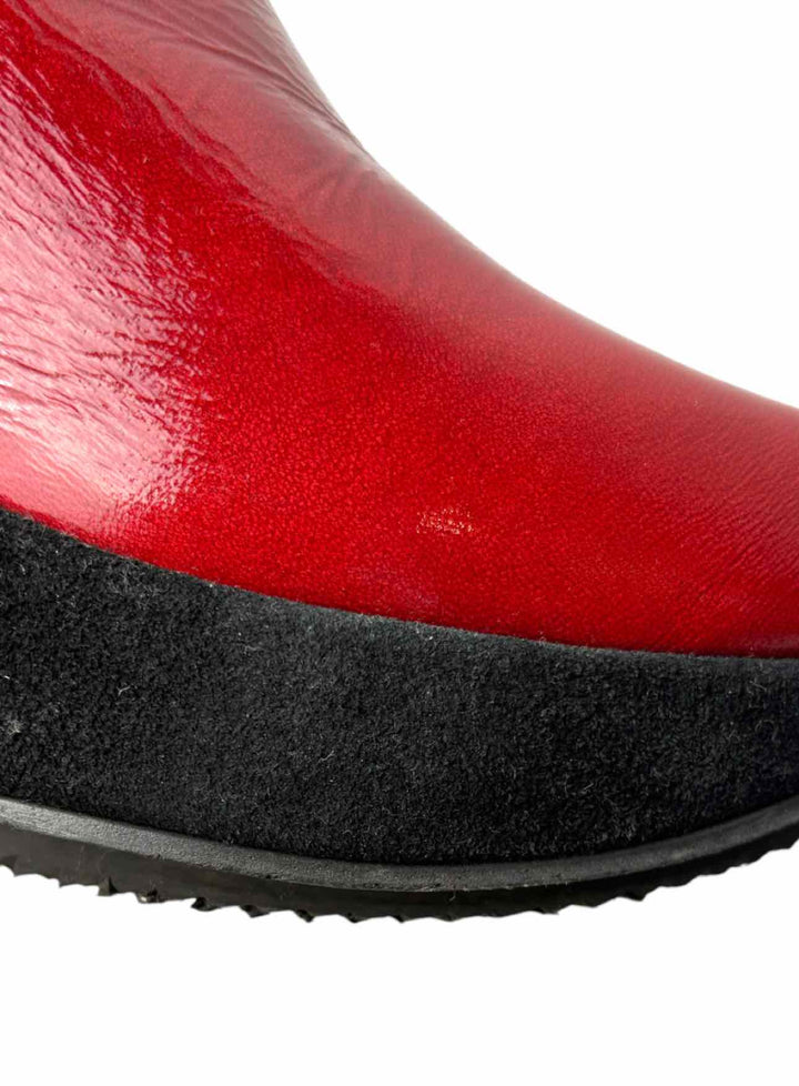 John Fluevog Size 8.5 Tracker Platform Chelsea Ankle Boots