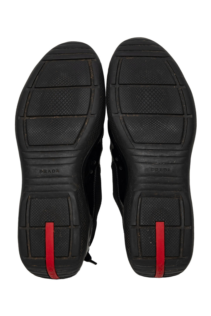 Prada Size 10 Men's America's Cup Low Top Sneakers