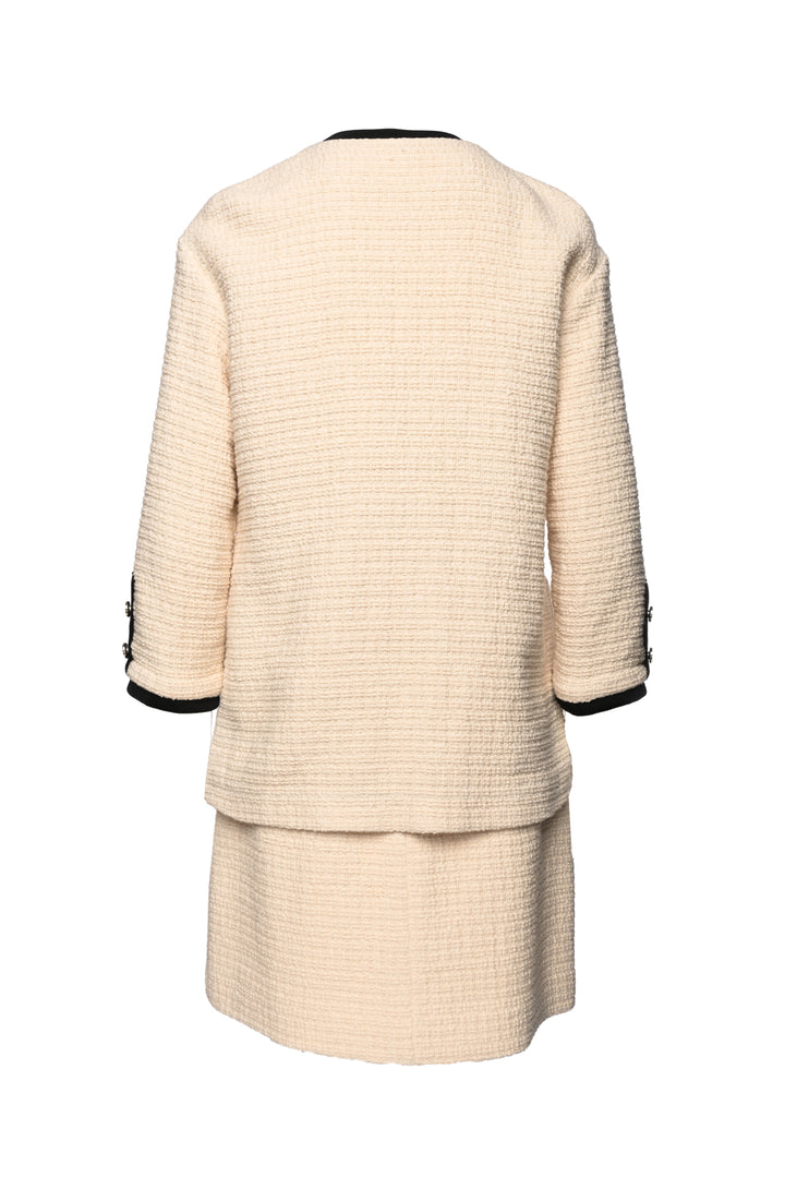 maje Size 40 Tweed Cardigan & Skirt Set