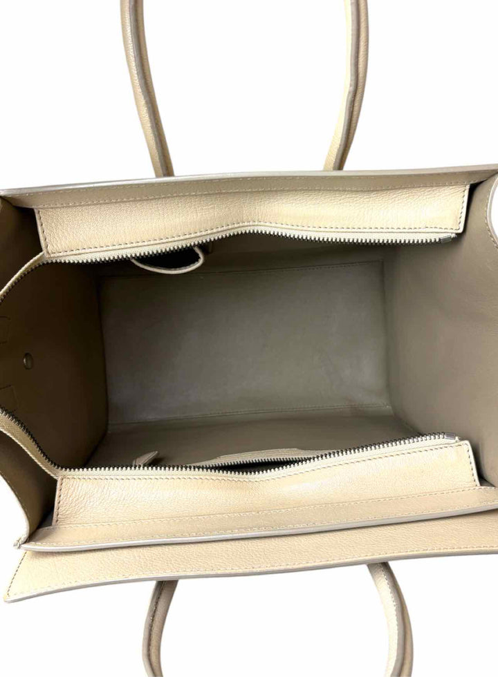 Celine Leather Mini Luggage Tote Purse