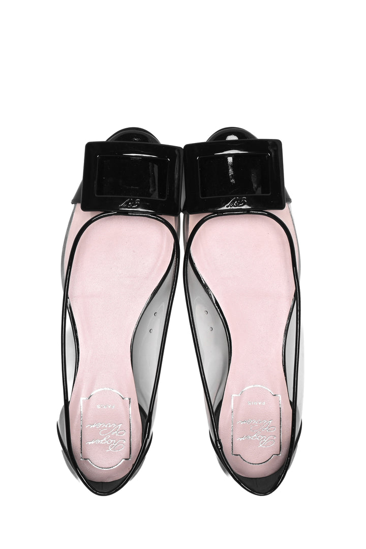 Roger Vivier Size 35.5 Buckle Detail Ballet Flats