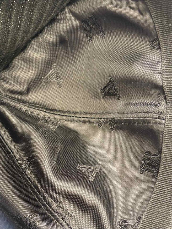 Maxmara Size 58 Black Wool w/Cashmere Amiche Cap Hat