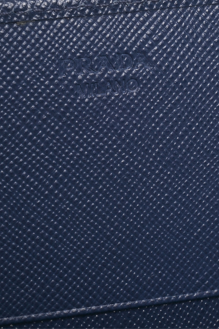 Prada Saffiano Leather Continental Flap Wallet