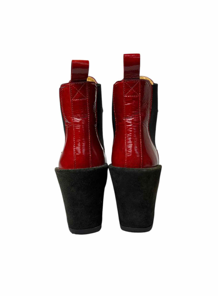 John Fluevog Size 8.5 Tracker Platform Chelsea Ankle Boots