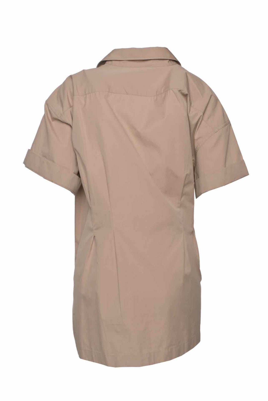 Dries Van Noten Size 10 Lace-Up Cotton-Poplin Shirt