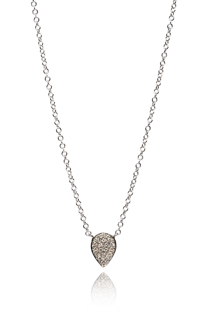 EF Collection 14K White Gold Diamond Necklace