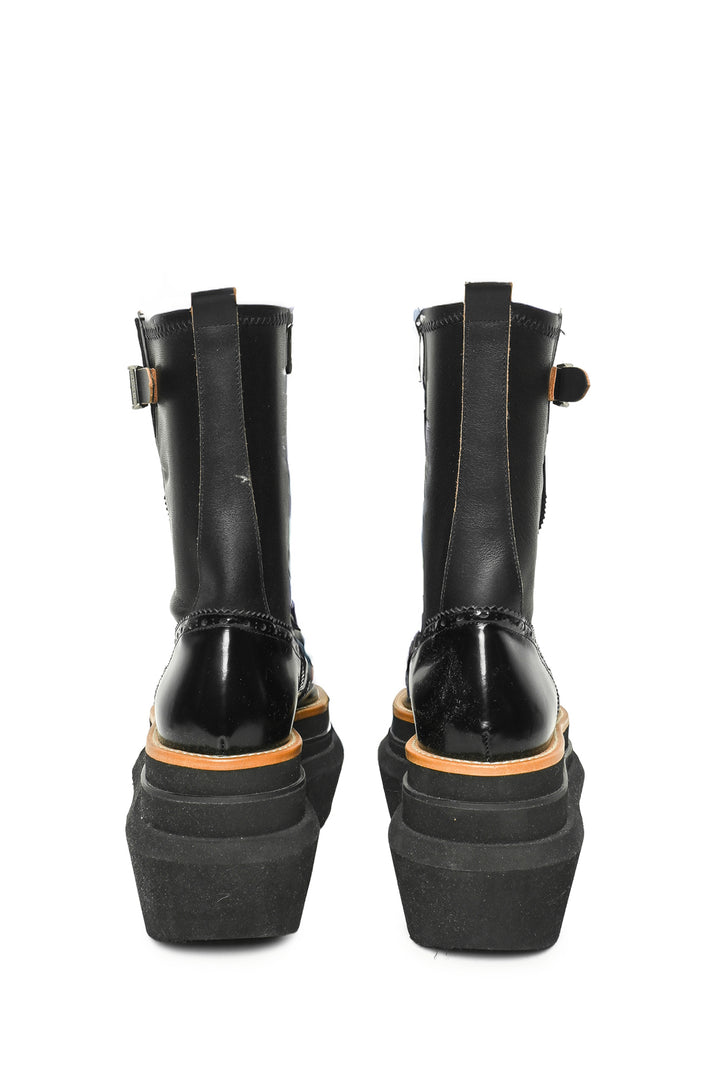 Sacai Size 39 Wingtip Engineer Sock Boots