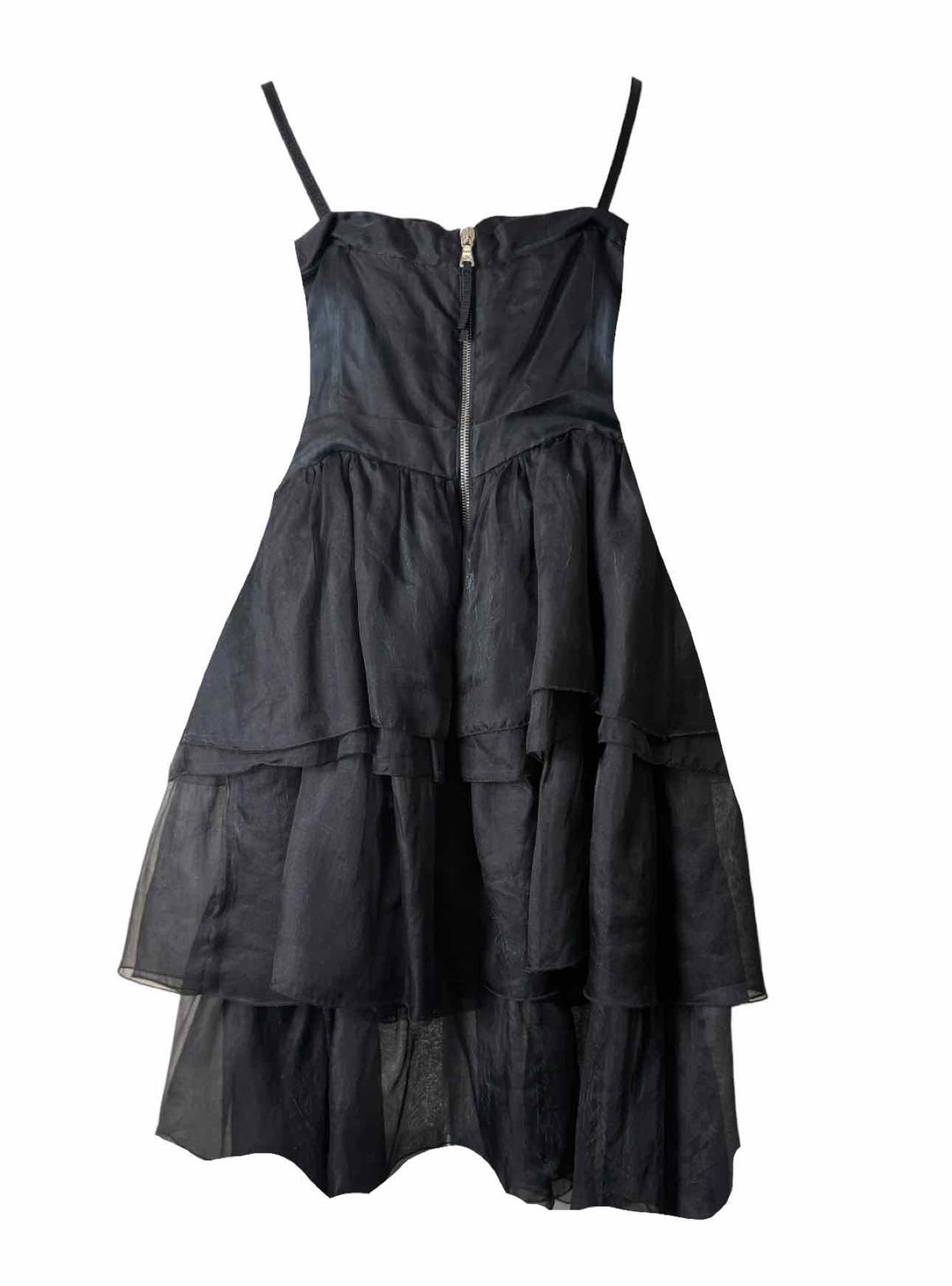 Dolce & Gabbana Size 40Vintage Silk Ruffle  Dress