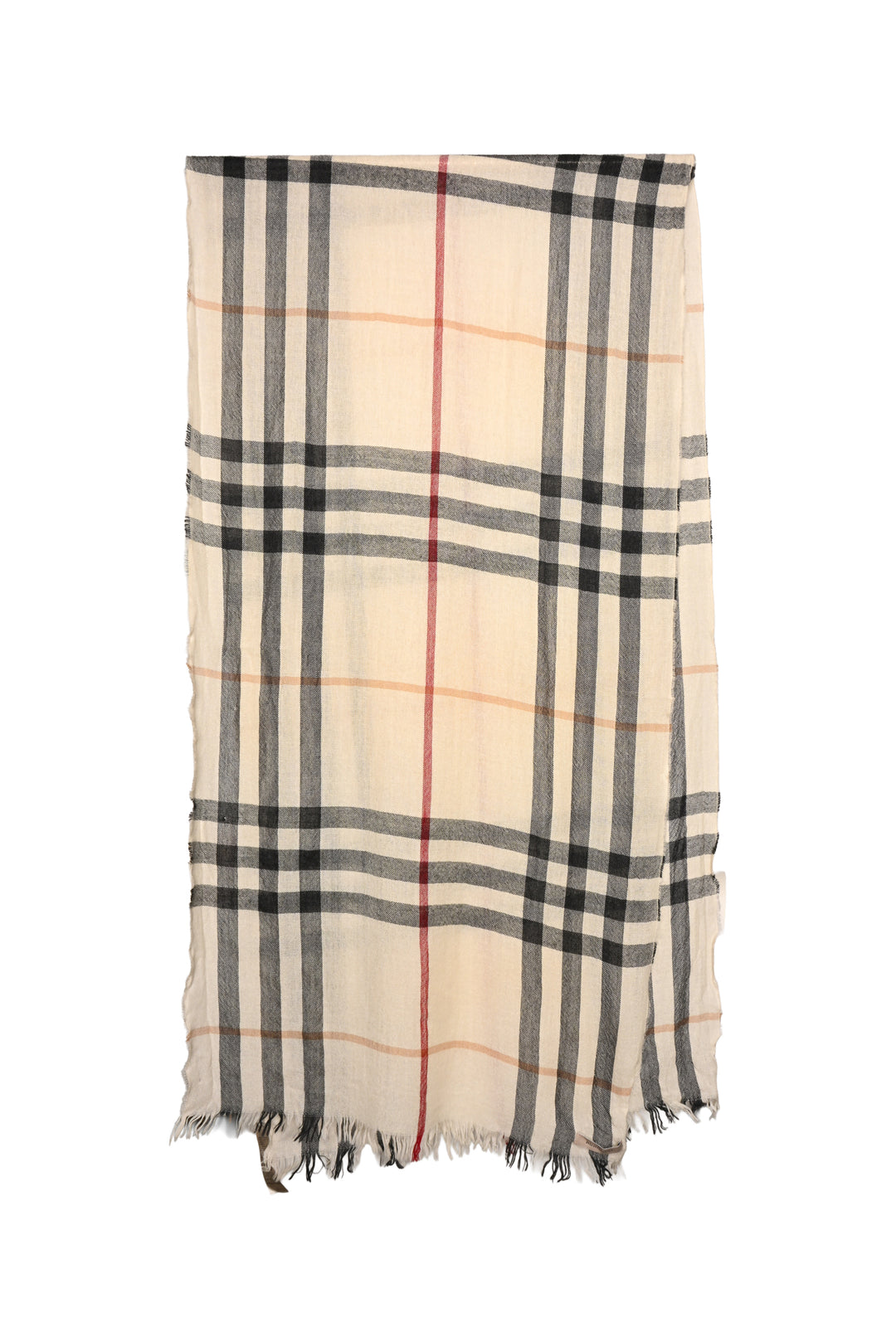Burberry Wool & Cashmere Blend Check Scarf