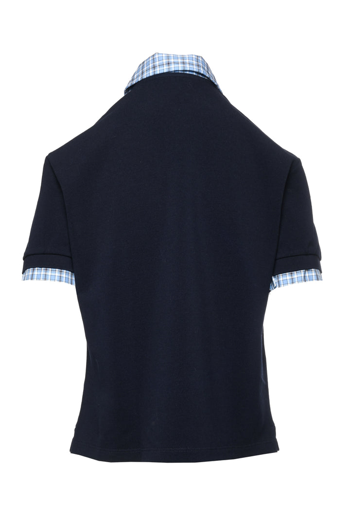 Miu Miu Size XS 2024 Pique & Poplin Polo Shirt